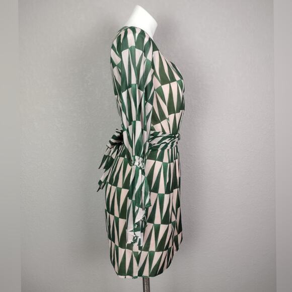 PATBO Geo Print Cotton Mini Dress Size 8 - Picture 3 of 16